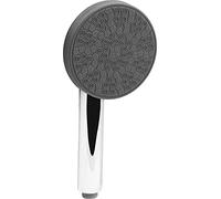 Cornat Douchette "Valongo" - Diamètre de la tête 110 mm - Chromé/gris - 3 modes de pulvérisation : normal et jet massage - anticalcaire et insert économe en eau/Pommeau de douche ECO pour douche et