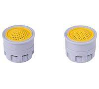 Cornat Insert régulateur de jet M16 / M18 - Économie d'eau jusqu'à 70% - Joint - Convient pour aérateur standard - Gris - Plastique/Régulateur de jet intérieur/Buse mélangeur/TECWS507, argent