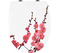 Cornat KSDSC101 Abattant de WC thermoplastique, Motif Fleurs de Cerisier