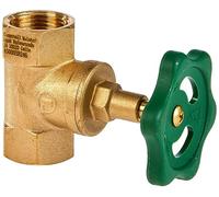 Cornat Passage Valve gerad Siège, recto verso, sans purge en laiton filetage femelle, A 3/4Zoll, 1 pièce, t571322
