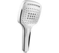 Cornat Pommeau de douche « Dida » - 120 x 120 mm - Chromé - 3 types de jet : normal, massage & cascade - Anti-calcaire et économiseur d'eau - Pommeau de douche Eco pour douche et baignoire - TECB3482