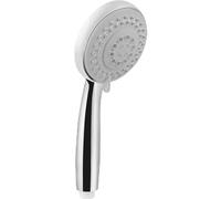 Cornat Pommeau de douche "Reina" - Diamètre de la tête : 100 mm - Gris/chromé - 5 types de jet : normal, massage et doux - Anti-calcaire et économiseur d'eau - Pommeau de douche Eco pour douche et