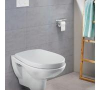 Cornat Abattant de WC avec système d'abaissement automatique et amovible pour le nettoyage, German Engineering, 1 pièce, universel, blanc, KSPREMSC600