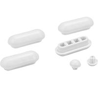 Cornat Puffersatz TEC365071 Abattant de toilette Tarox Plus, Roda, Dolo & Calisto-White en plastique avec amortisseur et tampon
