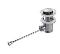 Cornat TEC317415 Bonde à grille pour lavabo avec levier de bascule 1 1/4'' Chromé