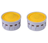 Cornat TECWS508 Insert régulateur de jet M22 / M24 - Économie d'eau jusqu'à 70% - Avec joint - Convient pour aérateur standard - Gris - En plastique/pièce intérieure du régulateur de jet/buse