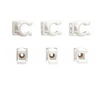 Cornat TP560405 Clip pour tube simple 22 mm 25 pièces