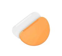 Corne Patisserie,Coupe Pate Boulangerie,2 Pièces Racloir Spatules | Antiadhésif et de Qualité Alimentaire Ustensiles à Pâtisserie,Pour Pain Crêpes Pâte Fromage Gâteaux Pizza (Orange,Blanc)