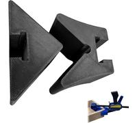 Corner Clamp Adapter For Quick-Grip Bar Clamps, 90° Corner Clamp Adapter For Quick Clamp, Adaptateur Serre Joint Angle, Serrage Angulaire, Use Accurate Crafting, Holding Fast Installation Grip，Noir