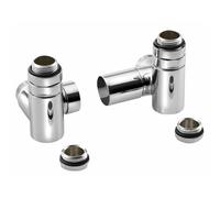 Sapho Corner Combi - Jeu de raccordement triaxial, version gauche, chrome CP330S