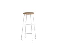 HAY Tabouret de bar Cornet 75 cm Oiled oak-cream white