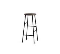 HAY Tabouret de bar Cornet 75 cm Smoked oiled oak-soft black