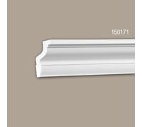 Corniche 150171 Profhome Moulure plafond polyuréthane décorative style Néo-Classicisme blanc 2 m