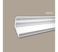 Corniche de plafond 150132 Profhome Moulure polyuréthane décorative style Néo-Classicisme blanc 2 m