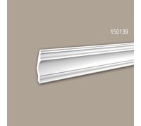Corniche de plafond 150139 Profhome Moulure polyuréthane décorative style Néo-Classicisme blanc 2 m
