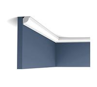Corniche Moulure Cimaise Décoration de stuc Orac Decor CX132 AXXENT Profil décoratif du mur 2 m