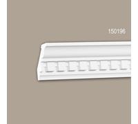Corniche plafond 150196 Profhome Moulure polyuréthane décorative style Néo-Classicisme blanc 2 m