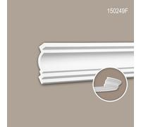 Corniche Profhome 150249F Moulure de plafond Moulure flexible Moulure en stuc Moulure décorative style Néo-Classicisme blanc 2 m