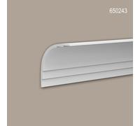 Corniche Profhome 650243 Moulure de plafond Moulure en stuc Moulure décorative design moderne blanc 2 m