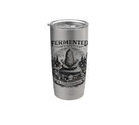 Cornichon fermenté inoccupé Cottagecore Gobelet isotherme en acier inoxydable double paroi