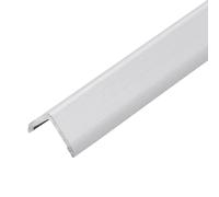 Cornière de protection d'angle aluminium argent brossé (H= 15 mm, L= 250 cm)