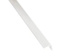 Cornière égale en PVC blanc - longueur 2,6 m - dimensions 40x40x1,7 mm PRUNIER