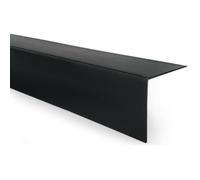 Cornière PVC Rigide Adhésive 15x15mm, Protection Angle Mur Anti-Choc, Noir, 100 cm, QUEST