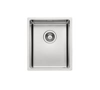 CORNO Basso 2 Evier inox avec bord plat / à partir d'une largeur de meuble de 45 cm / Evier à encastrer simple cuve