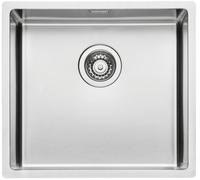 CORNO Basso 5 Evier inox avec bord plat / à partir de 60 cm de largeur de meuble / Evier à encastrer simple cuve