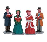 Lemax Lot de 4 Figurines de Noël