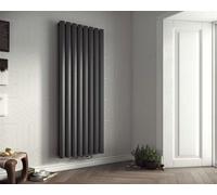 Corpotherma Forte Duo Radiateur vertical, raccord central, profilé ovale droit, profondeur : 92mm, blanc, FORD1800468WMA, Exécution: 468x1800mm