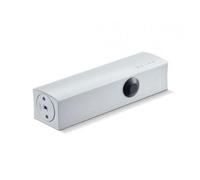 Corps de base pour ferme-porte à compas en applique TS 2000 NV - finition argent - finition blanc 9010 GEZE