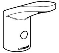 corps de raccord Geberit sans ouverture 242244001 pour mitigeur de température, HyTronic185