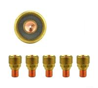 Corps de serrage en cuivre pour torches de soudage TIG séries 9, 20 et 25 avec débit stable en laiton - Lot de 5 pièces (45V41)