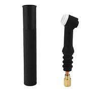Corps de tête de torche de soudage, Interface 3/8-24UNF corps de tête de torche de soudage TIG Flexible série WP-9 125Amp Accessoires de soudage refroidis par air(9F)