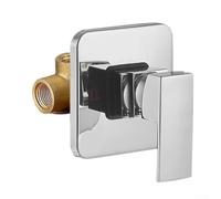 Corps de valve en cuivre à fonction unique pour les applications de douche dans le mur encastré pour les installations de salle de bain (plaqué)