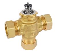 Corps de vanne indépendant Honeywell VCZMM6000/U, trois voies, raccord à compression 28mm