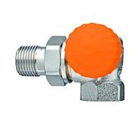 corps de vanne thermostatique Heimeier Eclipse 3934-01.000 Rp 3 / 8xR 3/8, Winkeleck, bronze nickelé, droite