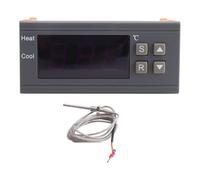 Correa ContrôLeur de TempéRature NuméRique -99-400 DegréS PT100 M8 Sonde Thermocouple Capteur Thermostat IntéGré 220 V Interrupteur