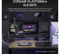 CORSAIR Gaming Tisch 4 Wood, einstellbare Höhe,inkl.TFT-Ar