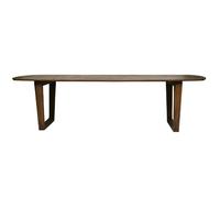 CORTE-Table à manger 12 personnes 270 cm en bois massif brossé