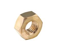 Cortnn 1/5/10/50/100 Pièces DIN934 Laiton Cuivre Écrou Hexagonal for M1.4 .6 M2 .5 M3 M4 M5 M6 M8 M10 M12-M20 Boulon À Vis(M12 (5pcs))
