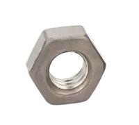 Cortnn 1-5 Pièces TA2 DIN934 Filetage Métrique Écrou Hexagonal Écrous Hexagonaux Titane Pur(M4 (5Pcs))