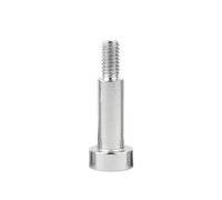 Cortnn 2-10 Pièces M2 .5 M3 M4 M5 M6 M8 M10 304 en Acier Inoxydable, Capuchon À Douille Hexagonale, Tête De Roulement Rouleaux, Vis Épaule, Boulons(12mm,D5x M4 (5pcs))