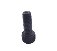 Cortnn 2-50pcs M1.6 M2 .5 M3 M4 M5 M6 M8 M10 À M16 DIN912 Noir Grade 12.9 en Acier Allié Hexagone Six Pans Creux Vis Tête Boulon(5mm,50pcs M2)