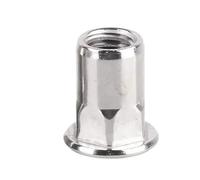 Cortnn Capuchon D'insertion D'écrou À Rivets en Acier Inoxydable 304, Demi-Corps Hexagonal, 2 10 Pièces(Flat Head,M8 (10Pcs))