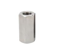Cortnn Tige Filetée en Acier Inoxydable M6 M8 A2, Goujon De Barre, Connecteur Hexagonal, Écrou Long, 1 Pièce(M6x10x35)