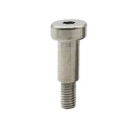 Cortnn Vis À Douille Hexagonale en Acier Inoxydable 304, M2 .5 M3 M4 M5 M6 M8 M10 M12, Bouchon, Boulon De Marche Épaule Et Tige D'épaule, 1 20 Pièces(30mm,D6x M5 (10pcs))