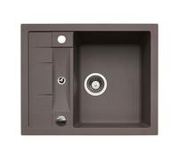 Naber Evier encastré Corto 615 Largeur d'armoire 50 cm Granit concrete 1106086