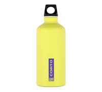 Corto - Gourde Aluminium Bouchon Etroit 0,6L - Bouteille isotherme Anis - 600 mL